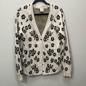 Cabi Kiki Cardigan Leopard print - size Medium